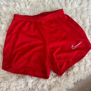 Nike red shorts size-xs